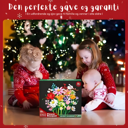 FloraWorks™ – Julebuket Byggeklods Adventskalender