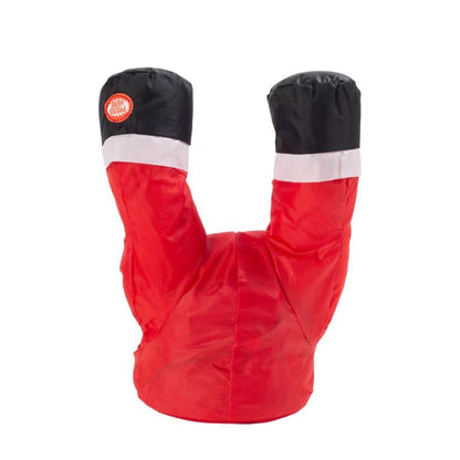 JollyCrash™ – Julemand og Rensdyr Vindues-Crash Dekoration