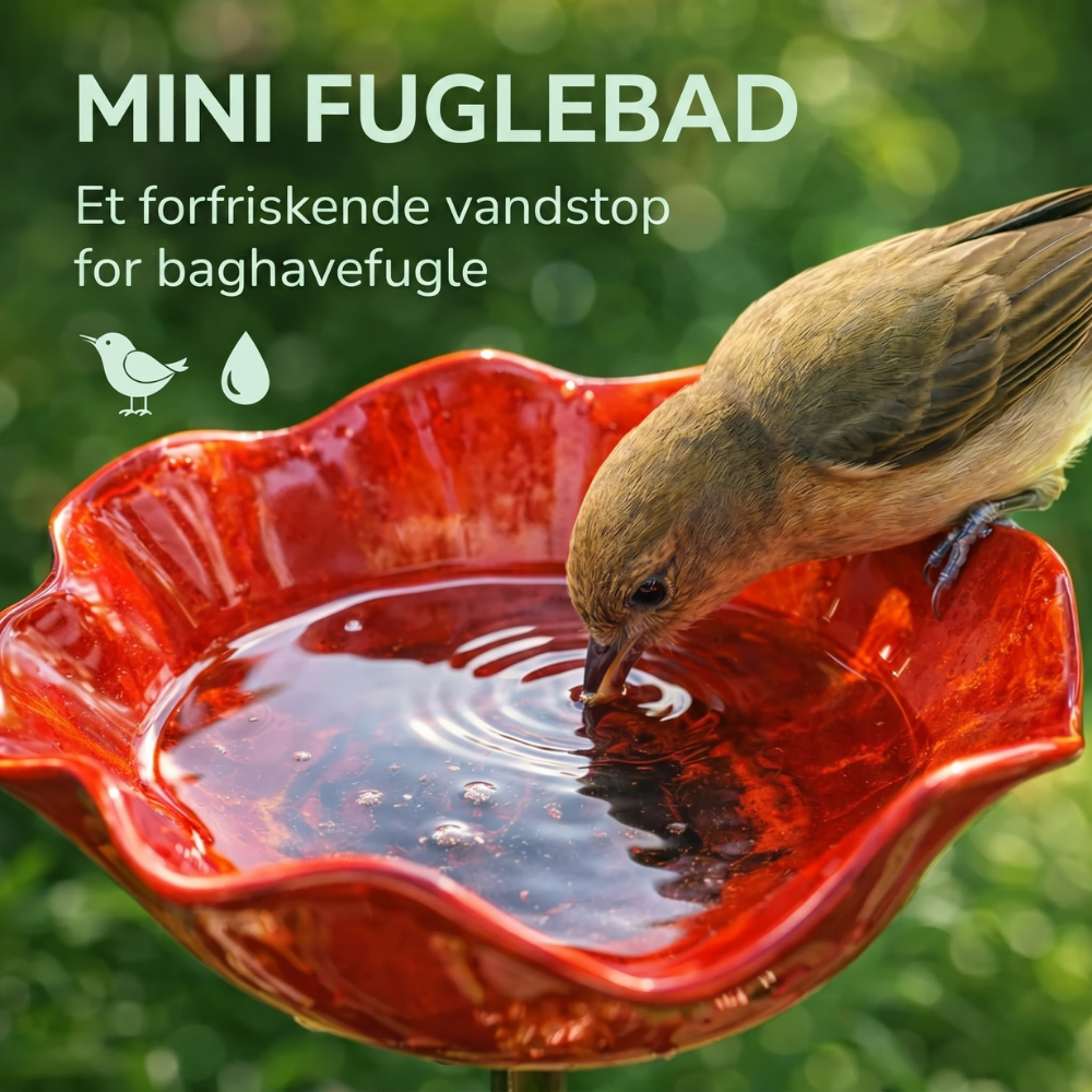PetalHaven Garden™ – Have Fuglebad & Bestøver Vandstation