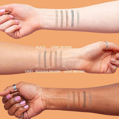 BrynDefinér | 3D Vandtæt mikroblading øjenbrynspenna 4 gaffelspids tatueringspenna (Pakke med 2)