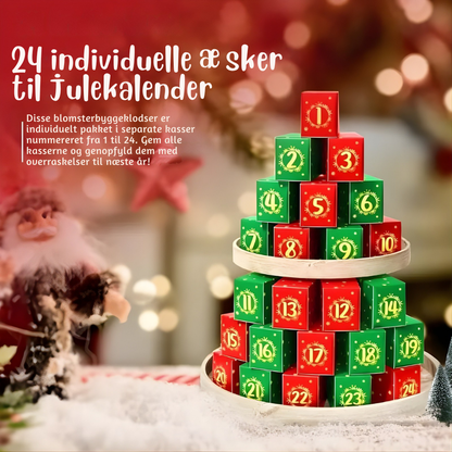 FloraWorks™ – Julebuket Byggeklods Adventskalender