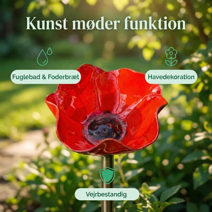 PetalHaven Garden™ – Have Fuglebad & Bestøver Vandstation