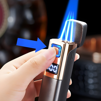 Ignix™™ – Smart Lighter med LED Display og Triple-Jet Flamme