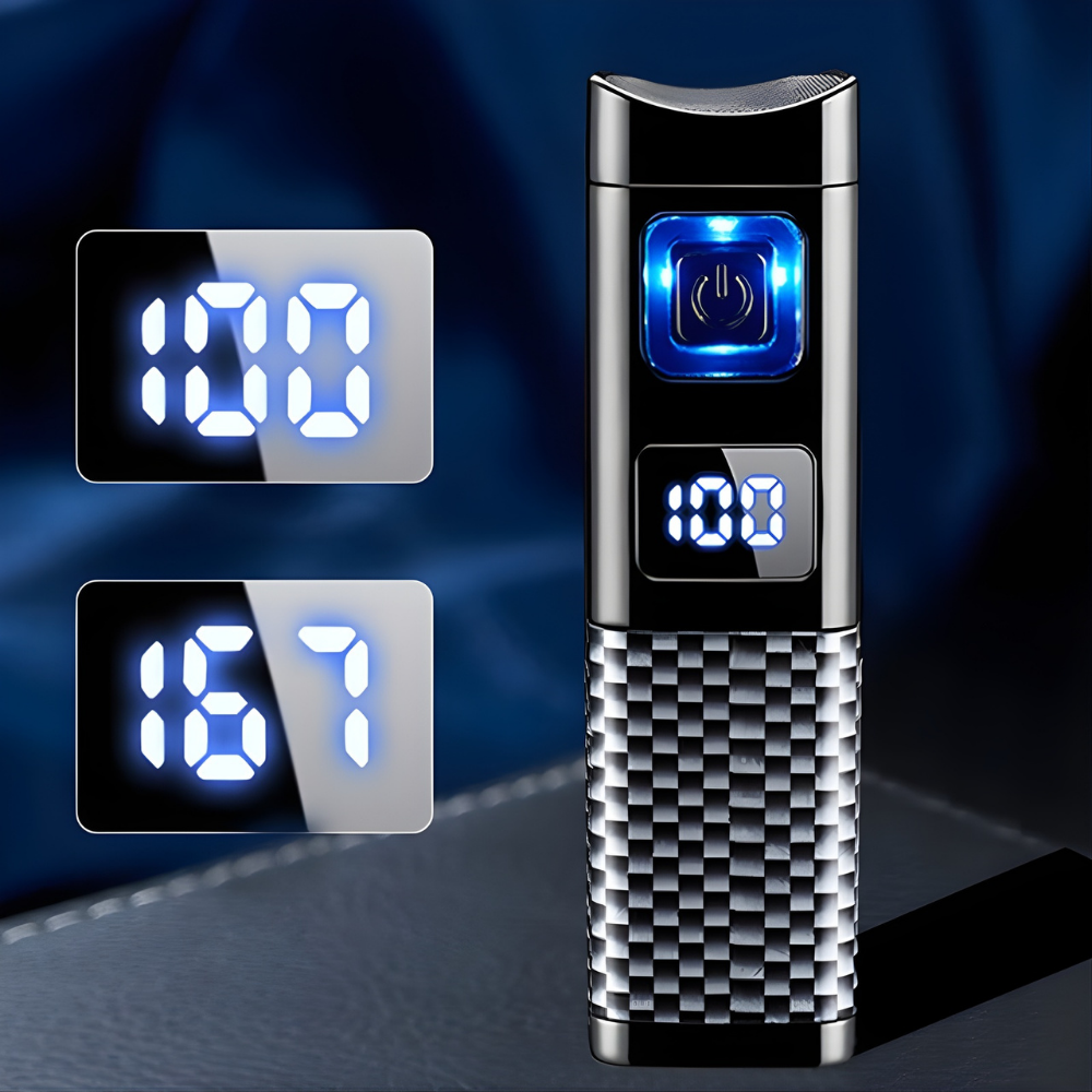 Ignix™™ – Smart Lighter med LED Display og Triple-Jet Flamme