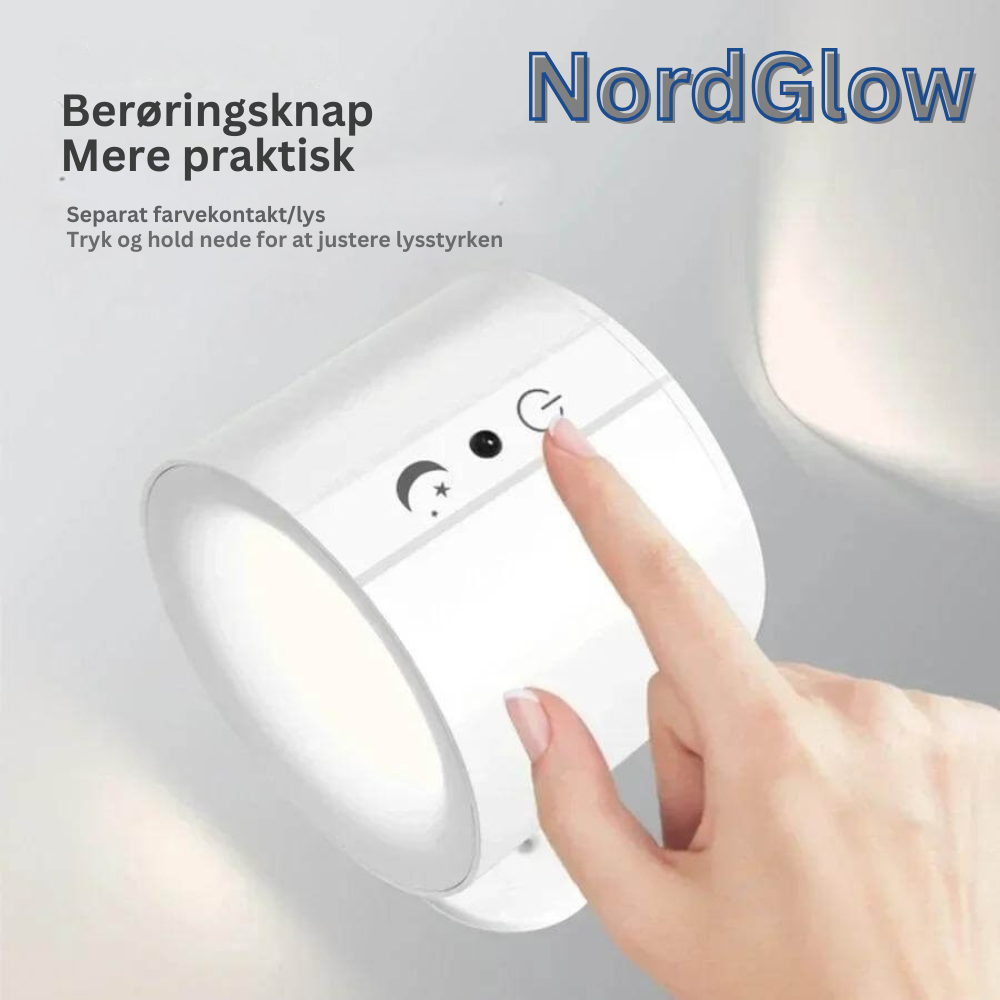 NordGlow™ | Magnetisk LED væglampe – fleksibel belysning til hele hjemmet