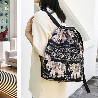 Icone™ FoldableBackpack - Stor Vandtæt Foldbar Rygsæk med Snørelukning