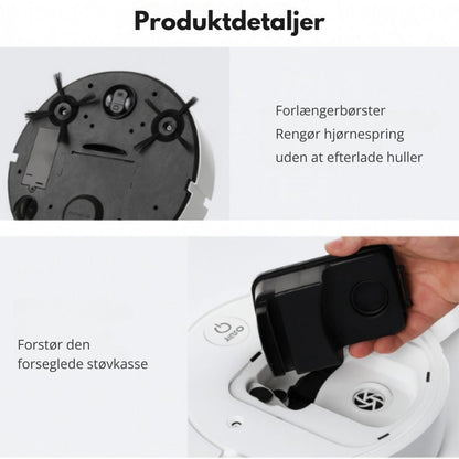 GlidingCleaner™ | 4-i-1 robot der gør gulvet skinnende rent