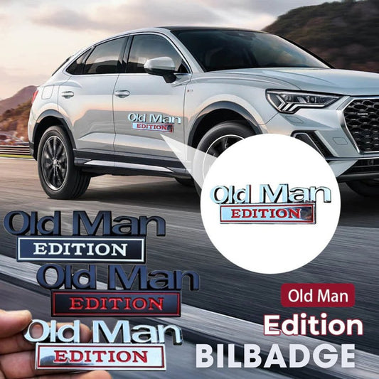 Old Man Edition – Sjovt badge til bilen