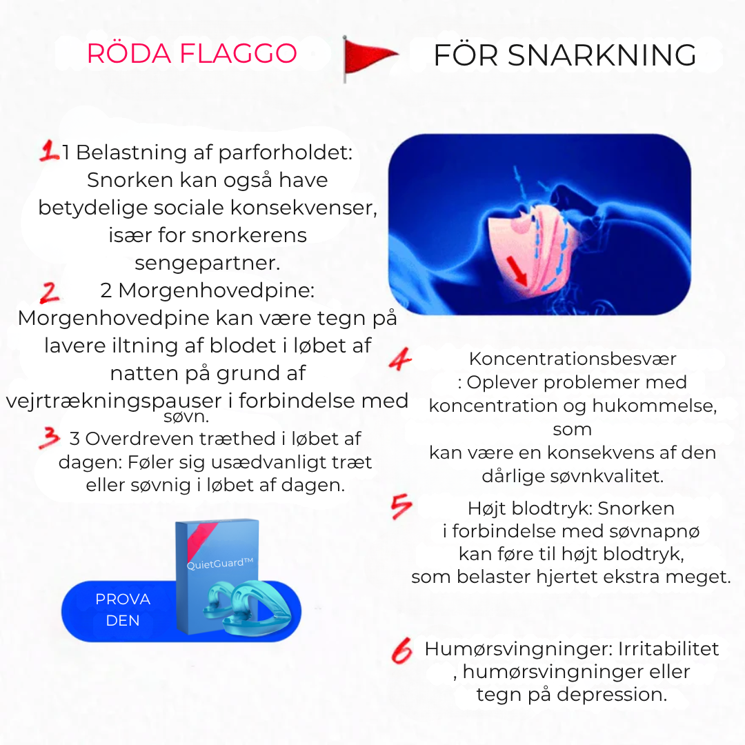 💤 QuietMouthGuard™ – Sov roligt, vågn frisk.