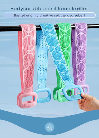 SilkySkrub | Silikone Badebælte Skrubbebørste