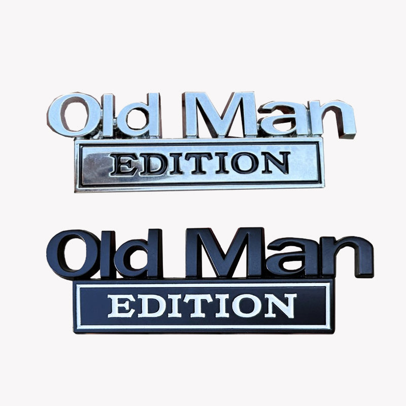 Old Man Edition – Sjovt badge til bilen