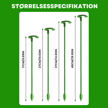 FloraShield - 10 stk. Holdbare Plante Støttebeslag