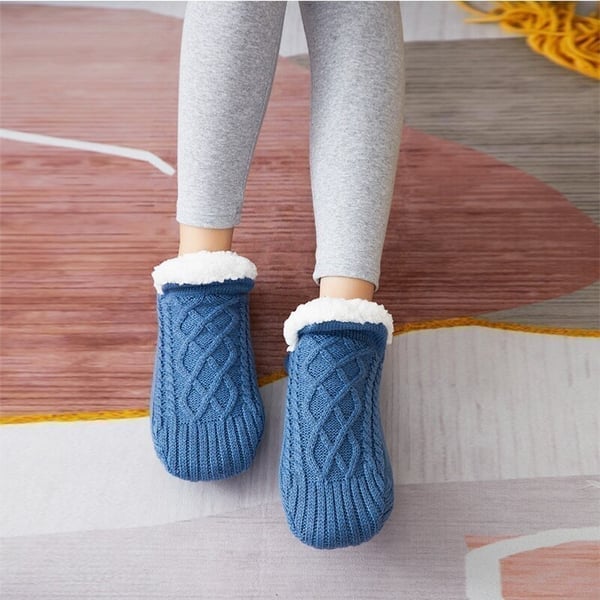 Happy™ ThermalSocks – Termiske hjemmesokker med skridsikker bund