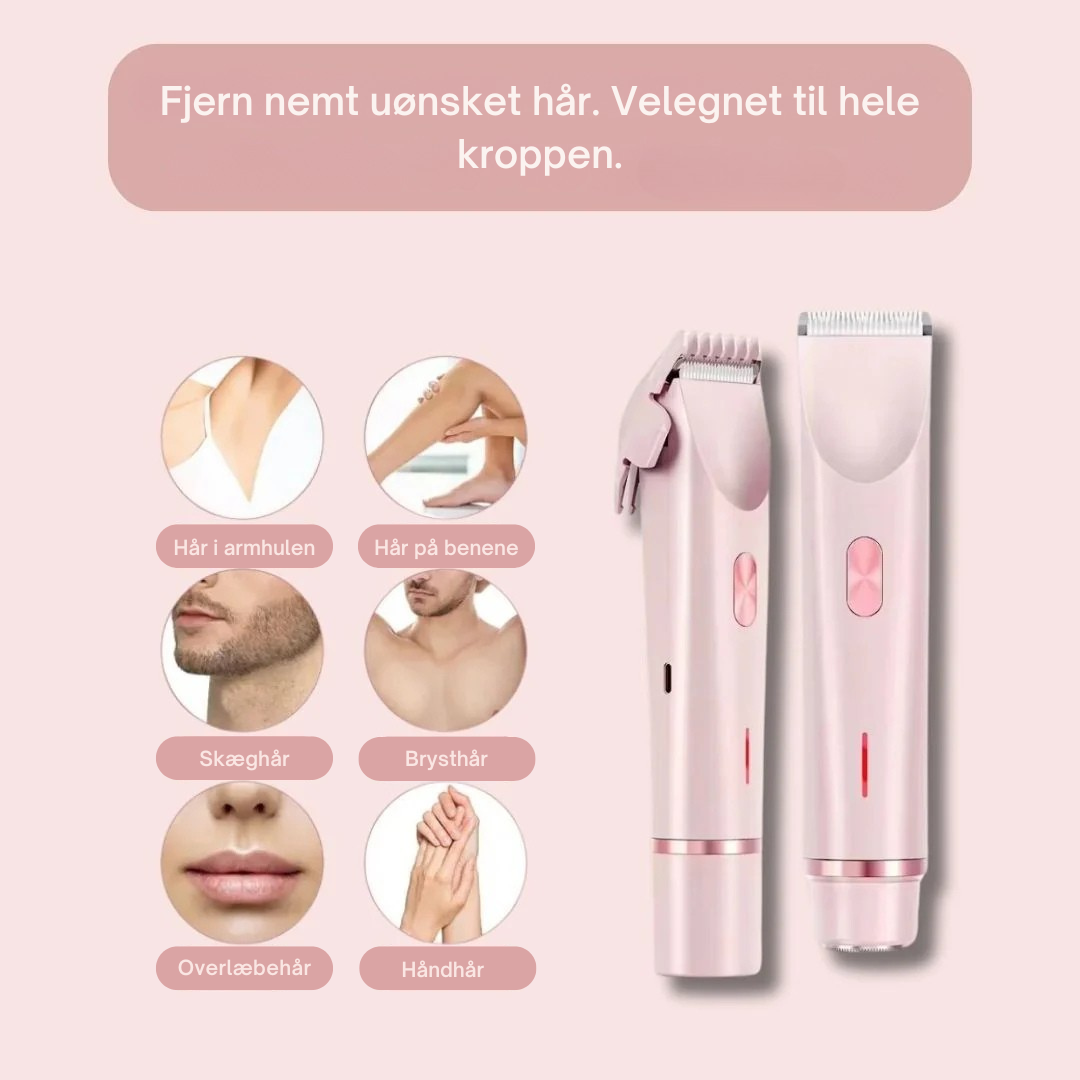 SilkPro™ - 2-i-1 Barbermaskine til Kvinder