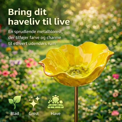 PetalHaven Garden™ – Have Fuglebad & Bestøver Vandstation