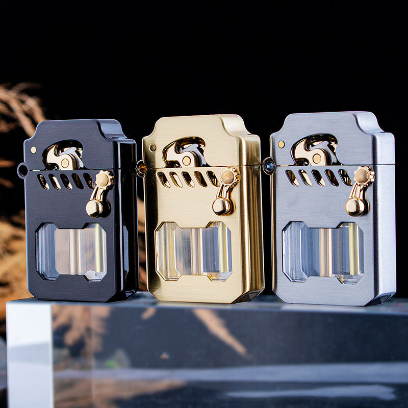 PowerLighter - Kraftig, Moderne Design, Vindfast Metal Lighter