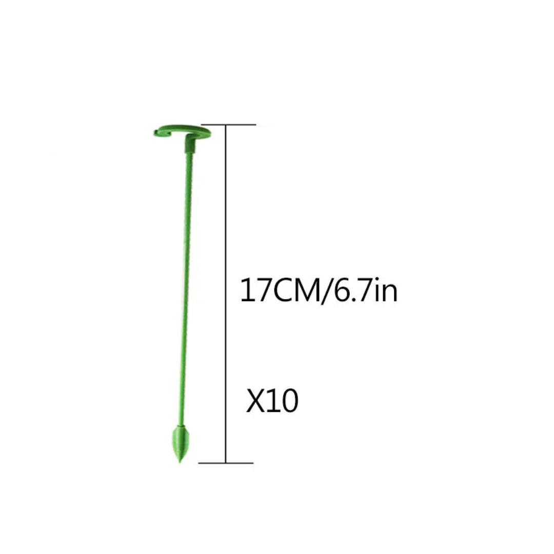 FloraShield - 10 stk. Holdbare Plante Støttebeslag