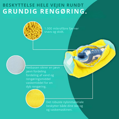 ShoeBag™ | Oplev bekvemmeligheden ved at vaske dine sko sikkert