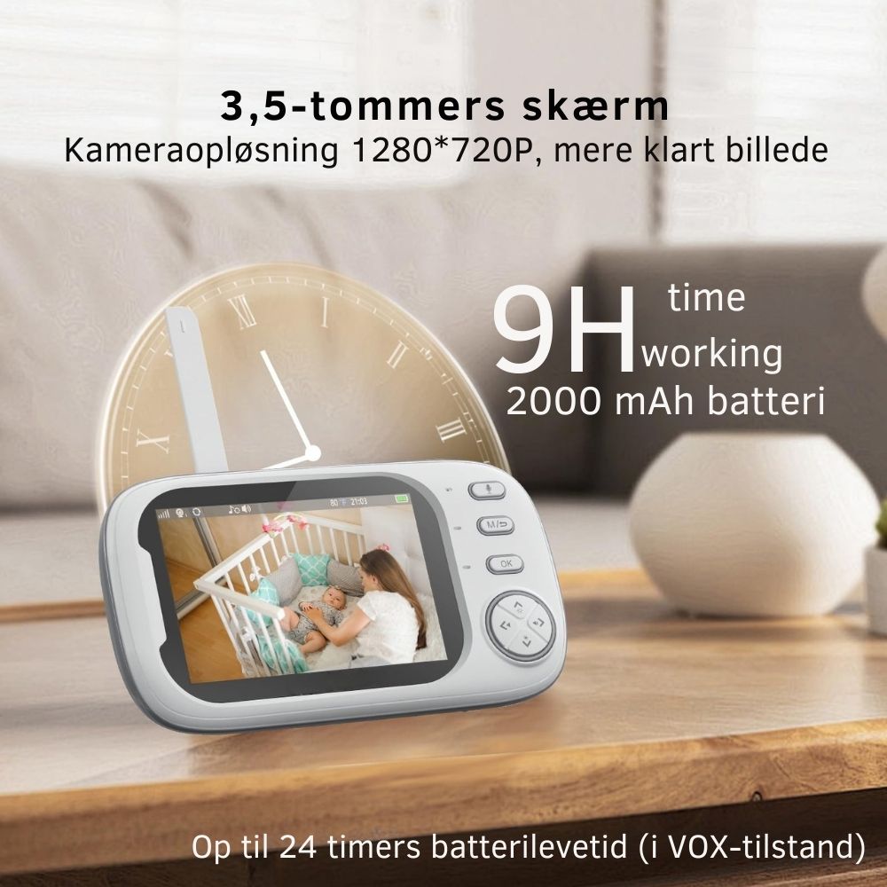 BabyViewCam™ | Smart babyalarm – hold øje med dit barn, uanset hvor du er