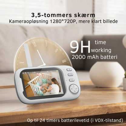 BabyViewCam™ | Smart babyalarm – hold øje med dit barn, uanset hvor du er