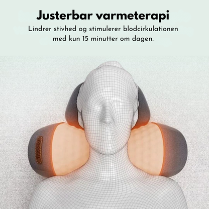 NeckFlowTherapy™ | Ergonomisk nakkemassager – Lindrer spændinger, reducerer stivhed og giver afslapning