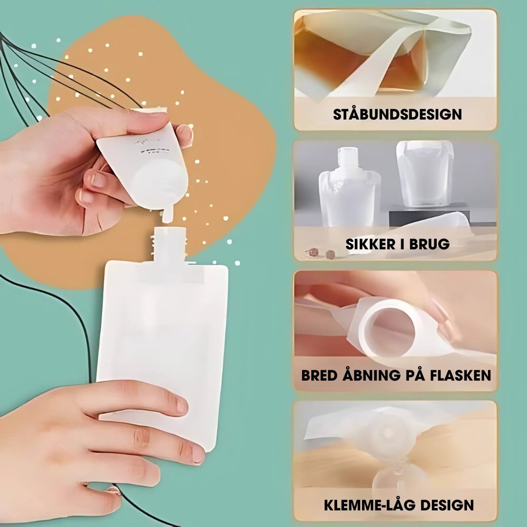 FyldiFlex™ – Genopfyldelige rejseposer