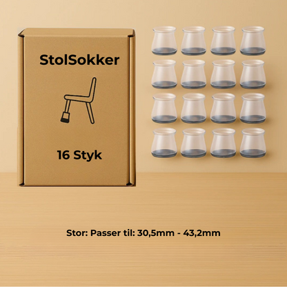 StolSokker™ - Den bedste lydisolerende beskyttelse til dit gulv!