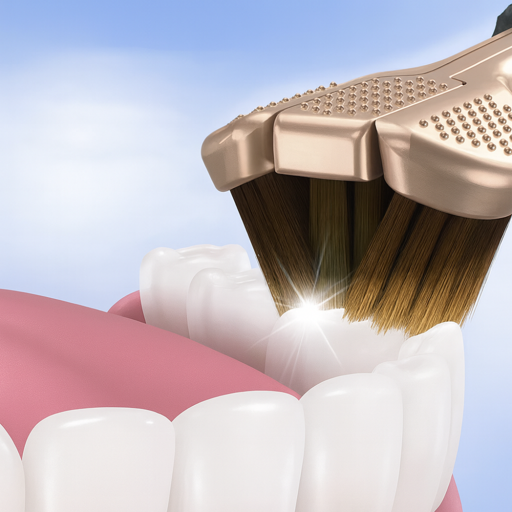 TriBrushX™ 3D | Børst hurtigere, renere og nemmere end nogensinde
