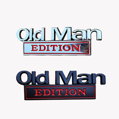 Old Man Edition – Sjovt badge til bilen