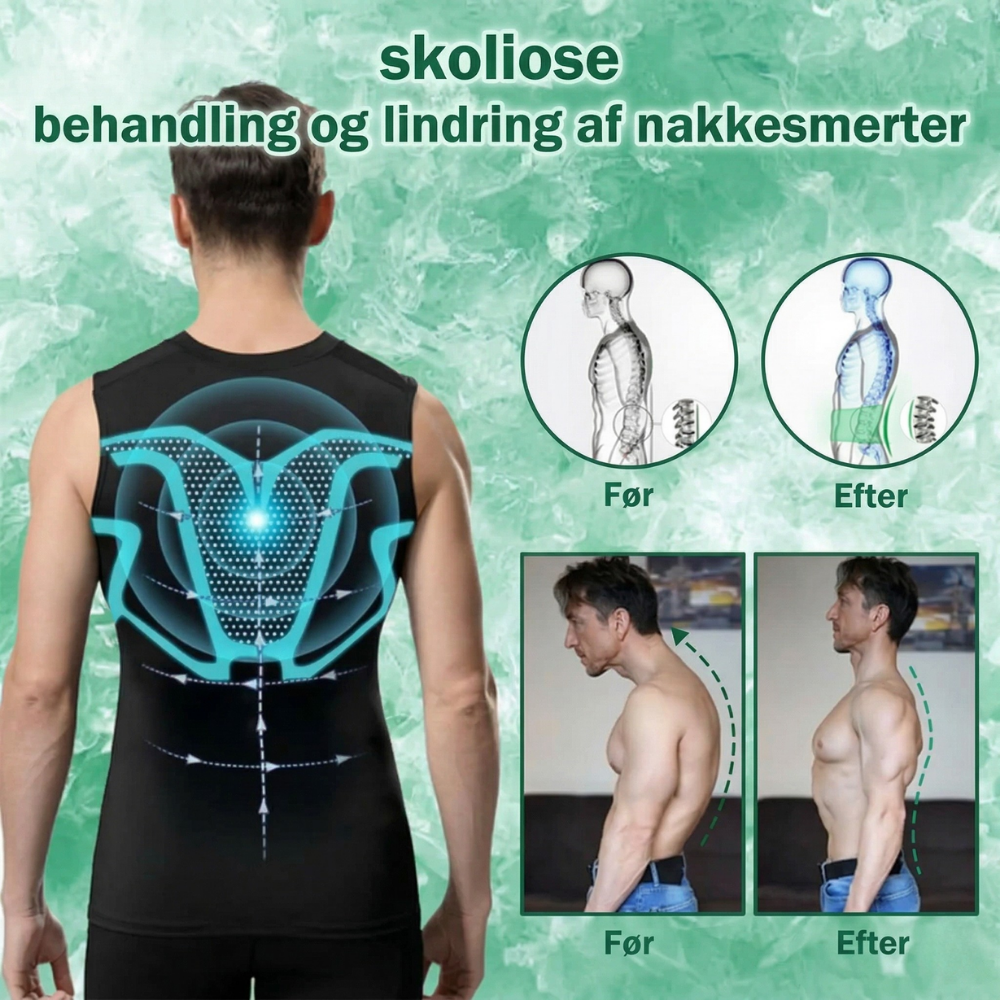 Welfit™™ – Herre Kompressionsvest til Holdningsstøtte