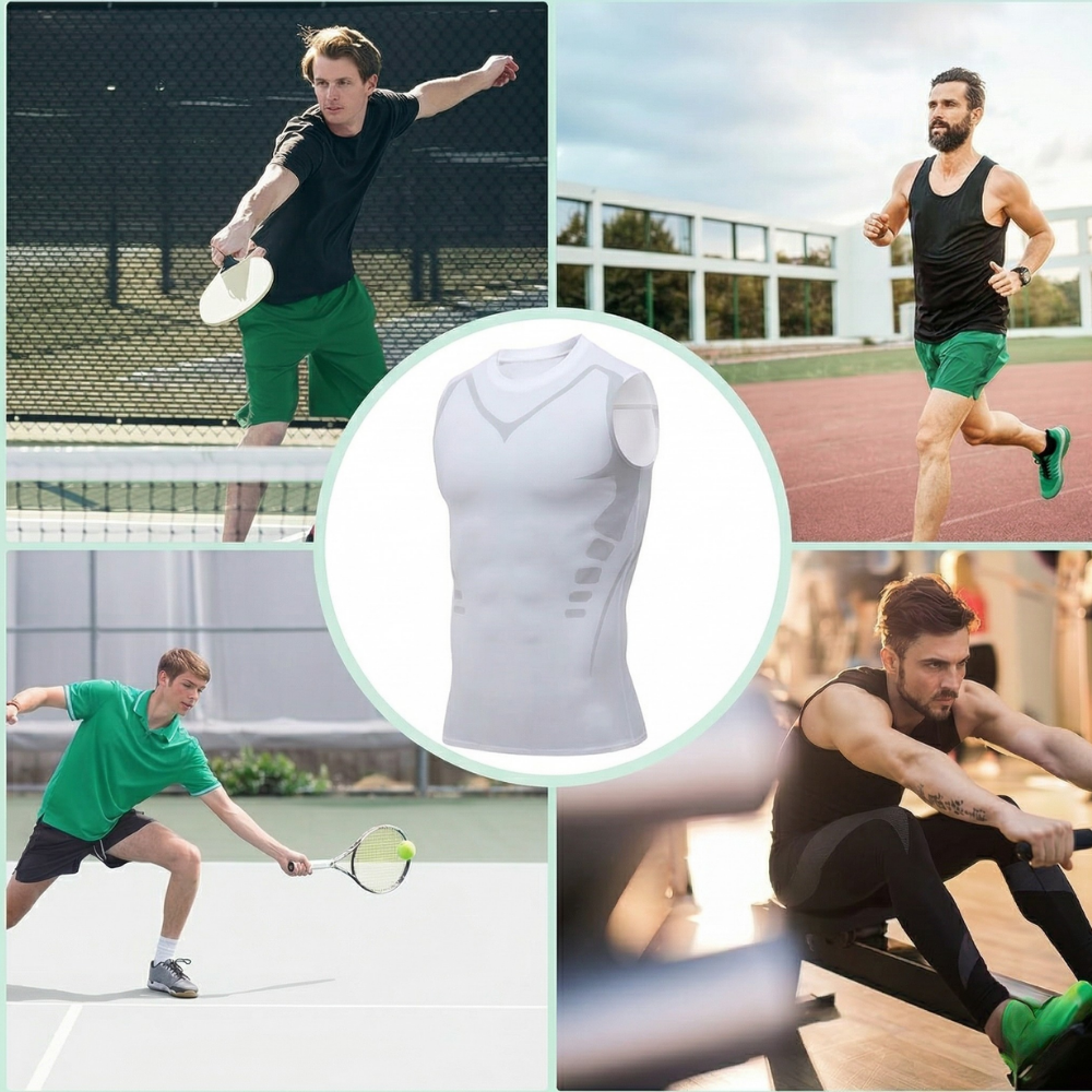 Welfit™™ – Herre Kompressionsvest til Holdningsstøtte