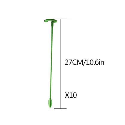 FloraShield - 10 stk. Holdbare Plante Støttebeslag
