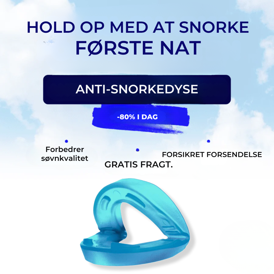 💤 QuietMouthGuard™ – Sov roligt, vågn frisk.