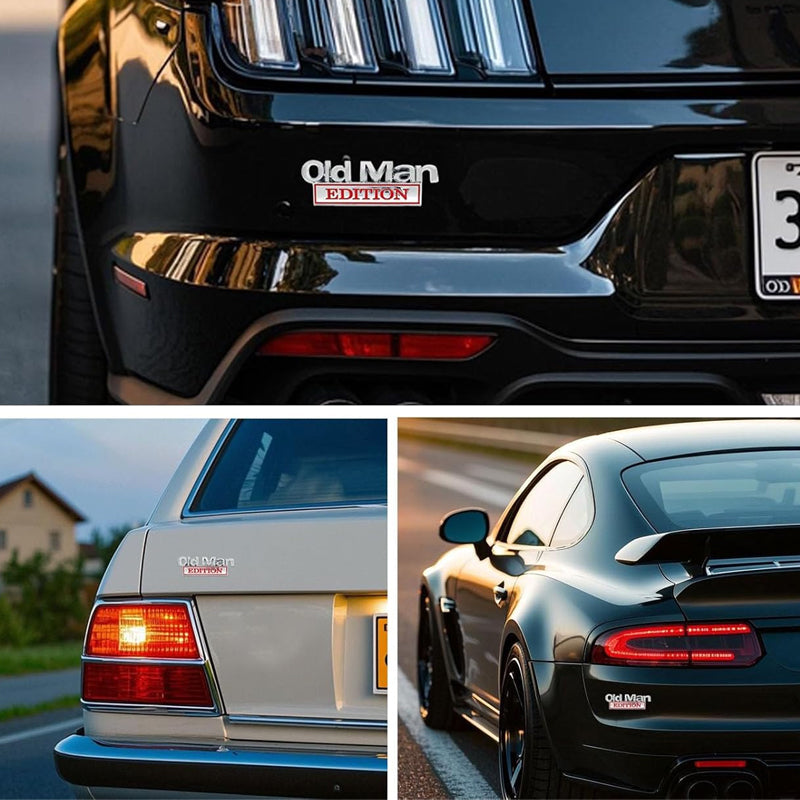 Old Man Edition – Sjovt badge til bilen