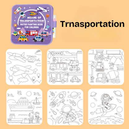 WaterPinting™ Mess-Free Reusable Water Coloring Book