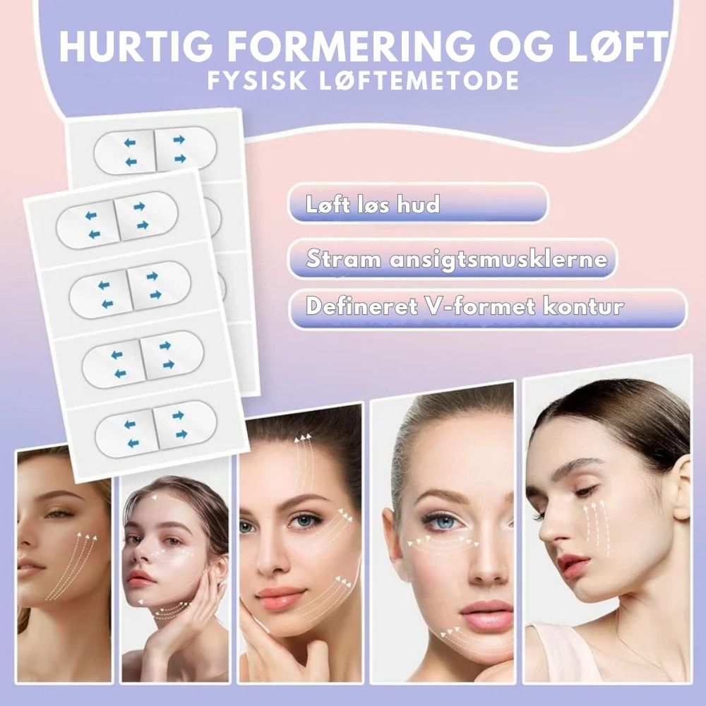 InvisiFaceLift™ | Usynligt ansigtsløftningsbånd – 40 stk. pr. pakke