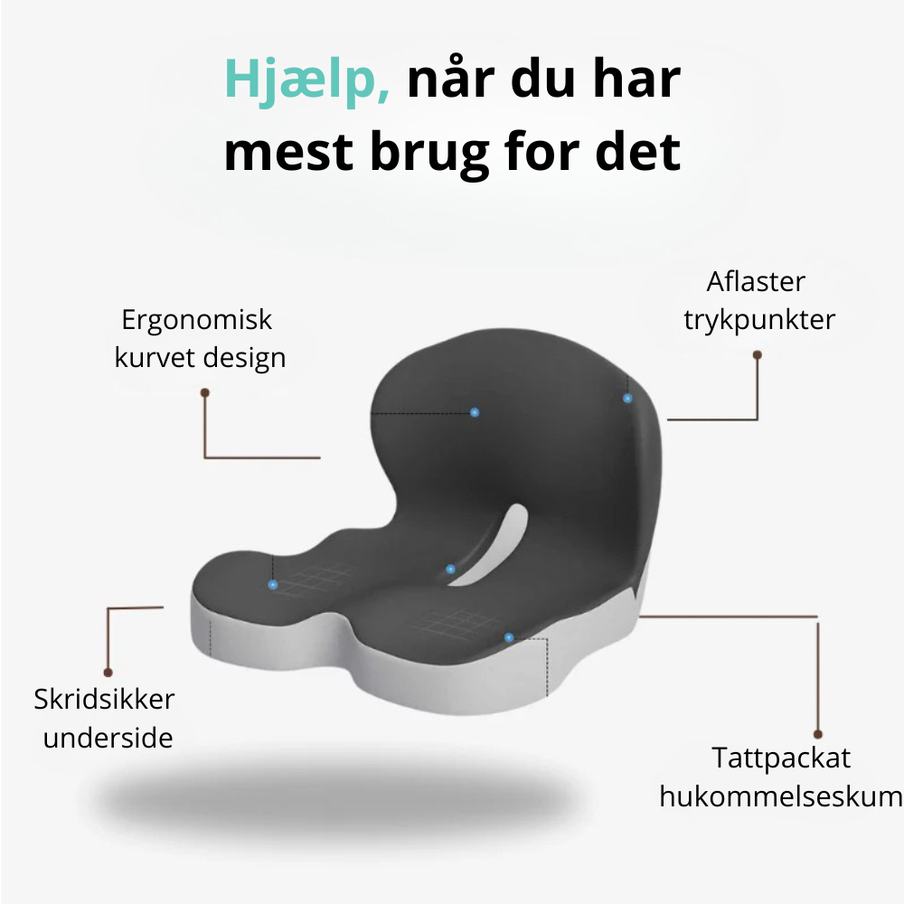 SitSure Pro™ - Ergonomisk sædehynde for ultimativ komfort