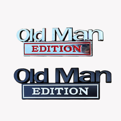 Old Man Edition – Sjovt badge til bilen