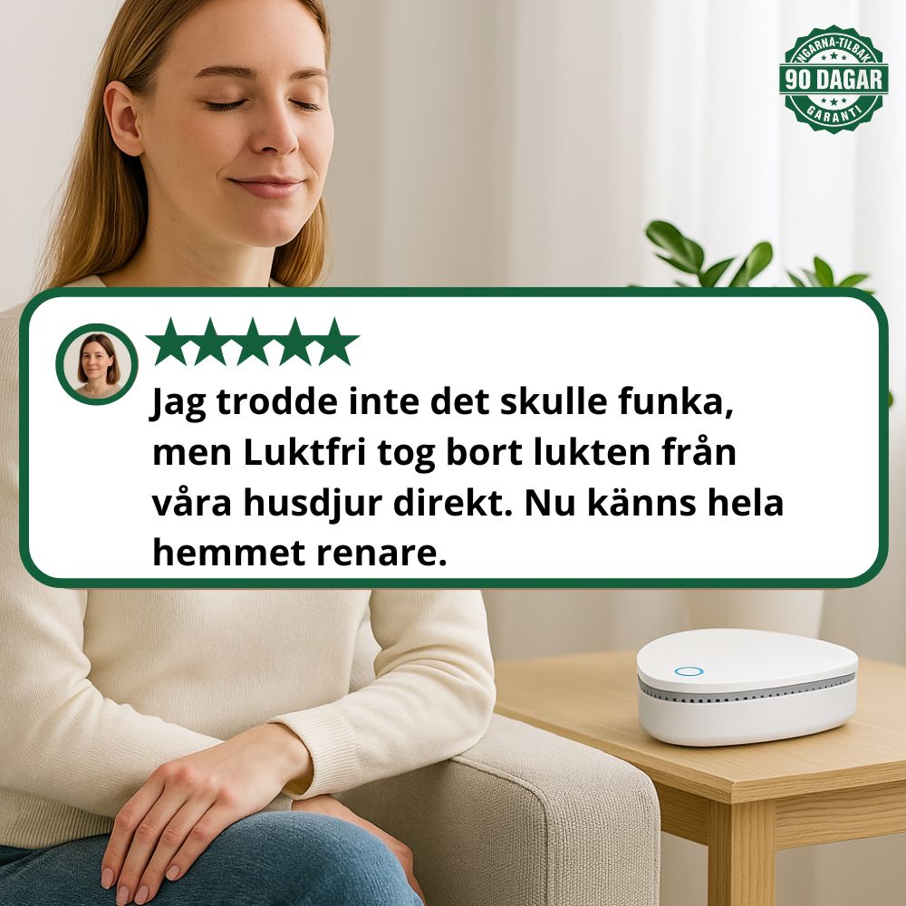 Lugtfri – Fjern dårlig lugt hurtigt og nemt!