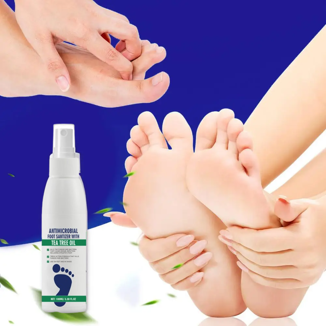 FootCare Spray 1+1 GRATIS: Antimikrobiel Dyb Hydrering Fodpleje Spray