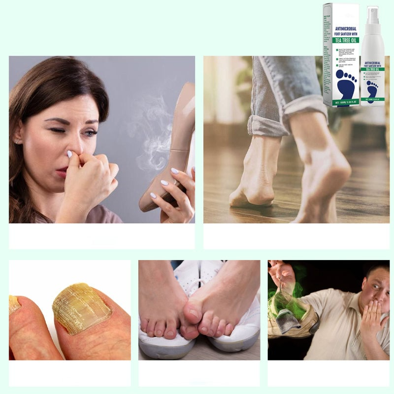 FootCare Spray 1+1 GRATIS: Antimikrobiel Dyb Hydrering Fodpleje Spray