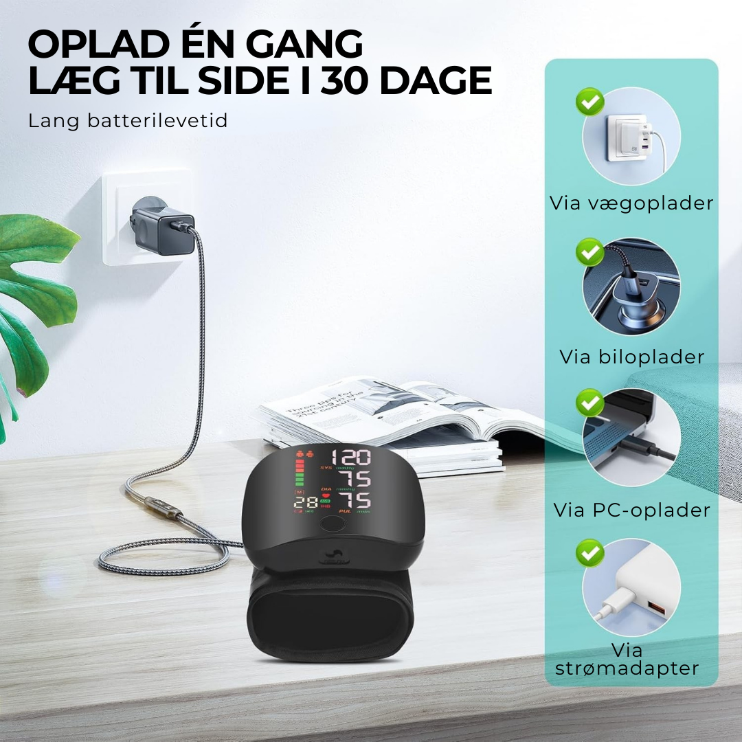 PulsBånd™ - Hold dit blodtryk under kontrol!