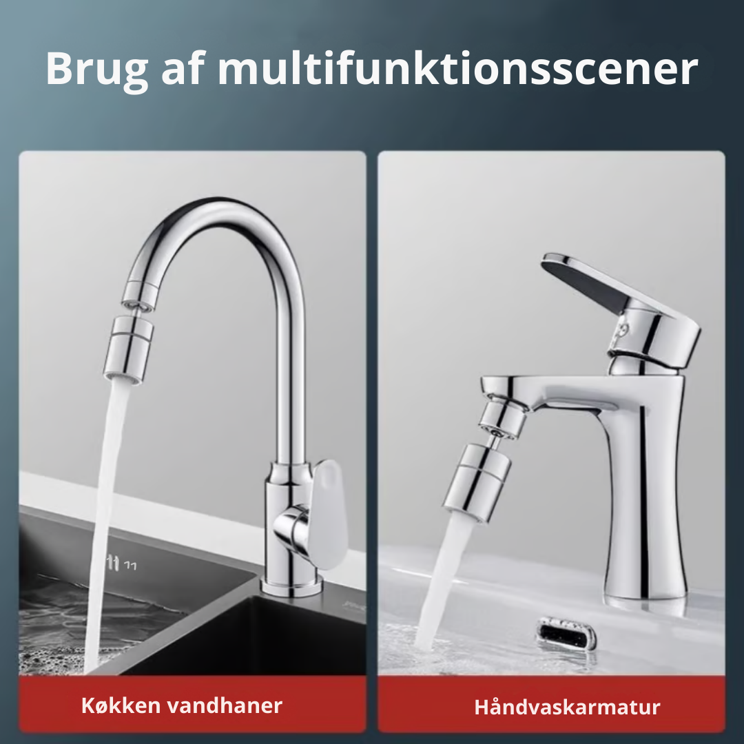 FlexiTud | 360-Graders Vandhaneudløb