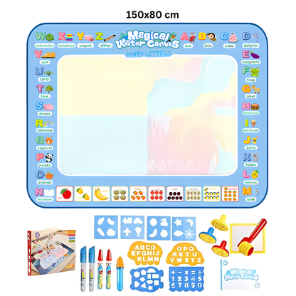 Kletshuts™ KidsWaterCanvas: Genanvendeligt Vanddoodle Lærredssæt Til Børn