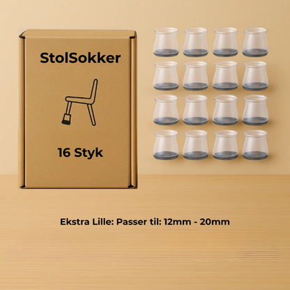 StolSokker™ - Den bedste lydisolerende beskyttelse til dit gulv!