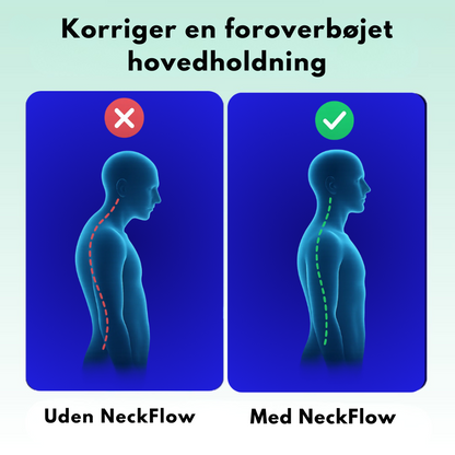 NeckFlowTherapy™ | Ergonomisk nakkemassager – Lindrer spændinger, reducerer stivhed og giver afslapning