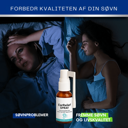 EarReliefSpray™ | Ørespray mod tinnitus og ubehag – lindrer irritation og giver ro
