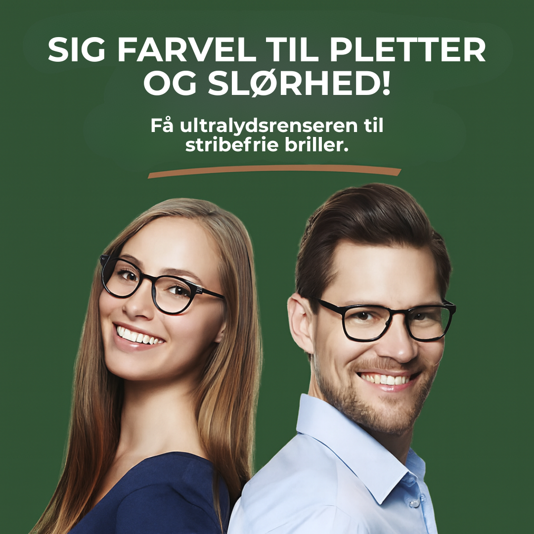 GlasKlart™ – Nem rengøring til dine briller