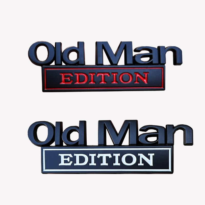 Old Man Edition – Sjovt badge til bilen