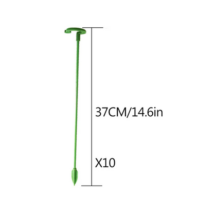 FloraShield - 10 stk. Holdbare Plante Støttebeslag